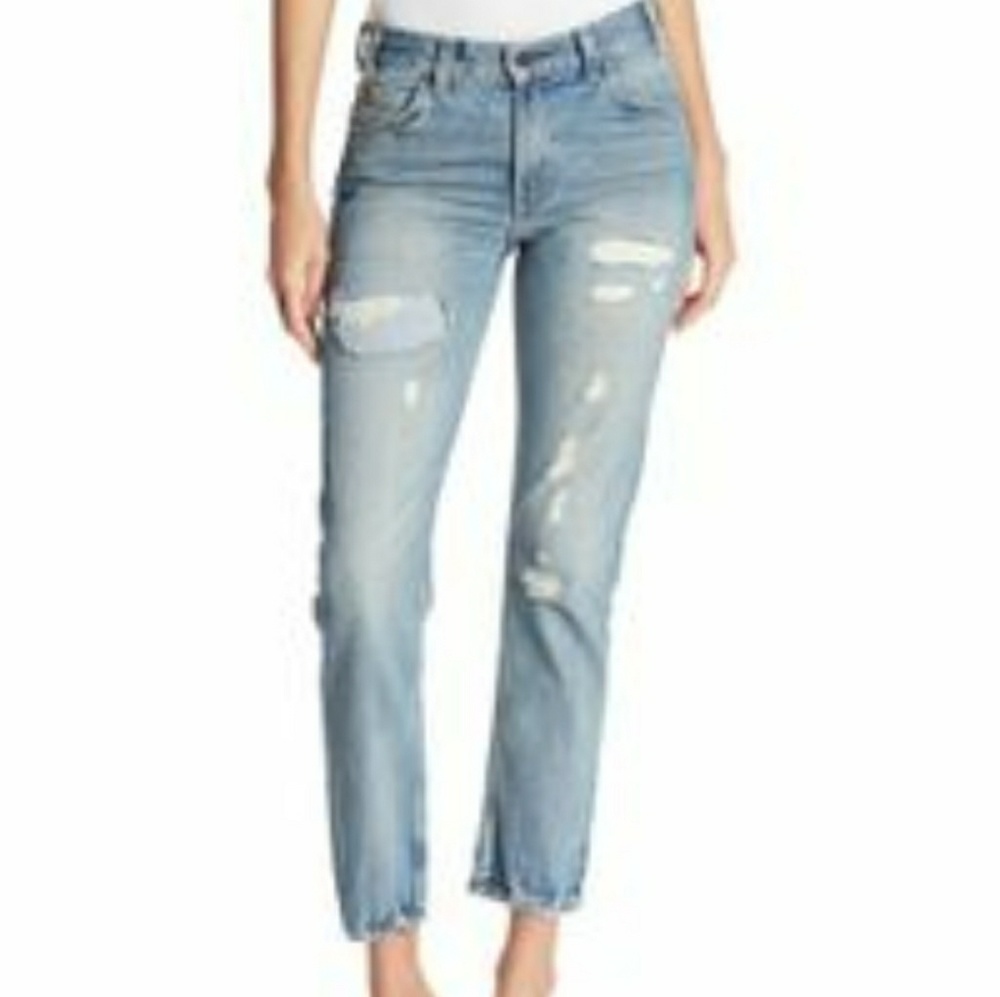 Levi's 505c cropped jeans